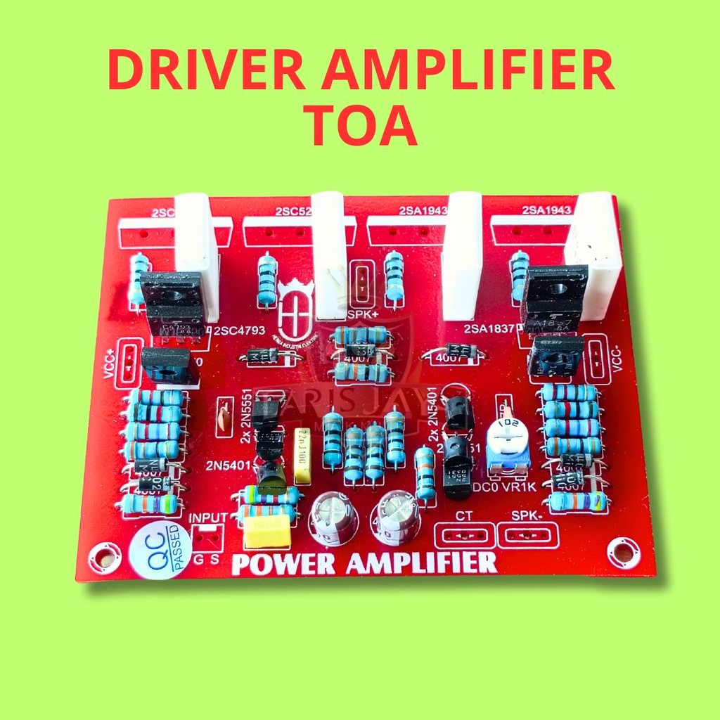 DRIVER AMPLIFIER TOA POWER AMPLI TOA DRIFER HORN
