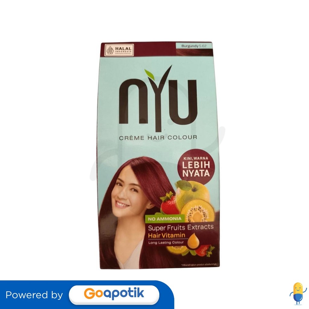 Nyu Creme Hair Colour 5.62 Burgundy Set