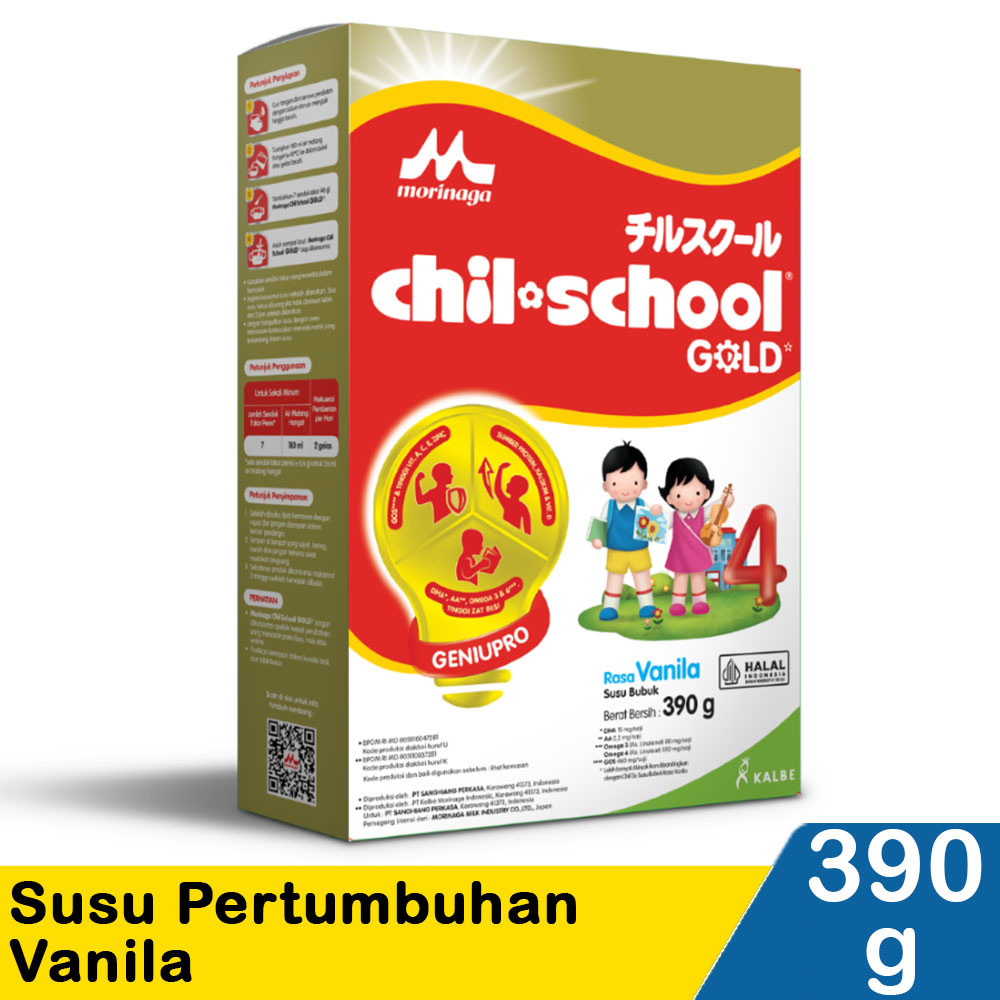 MORINAGA SCHOOL SUSU PERTUMBUHAN VANILA 390g