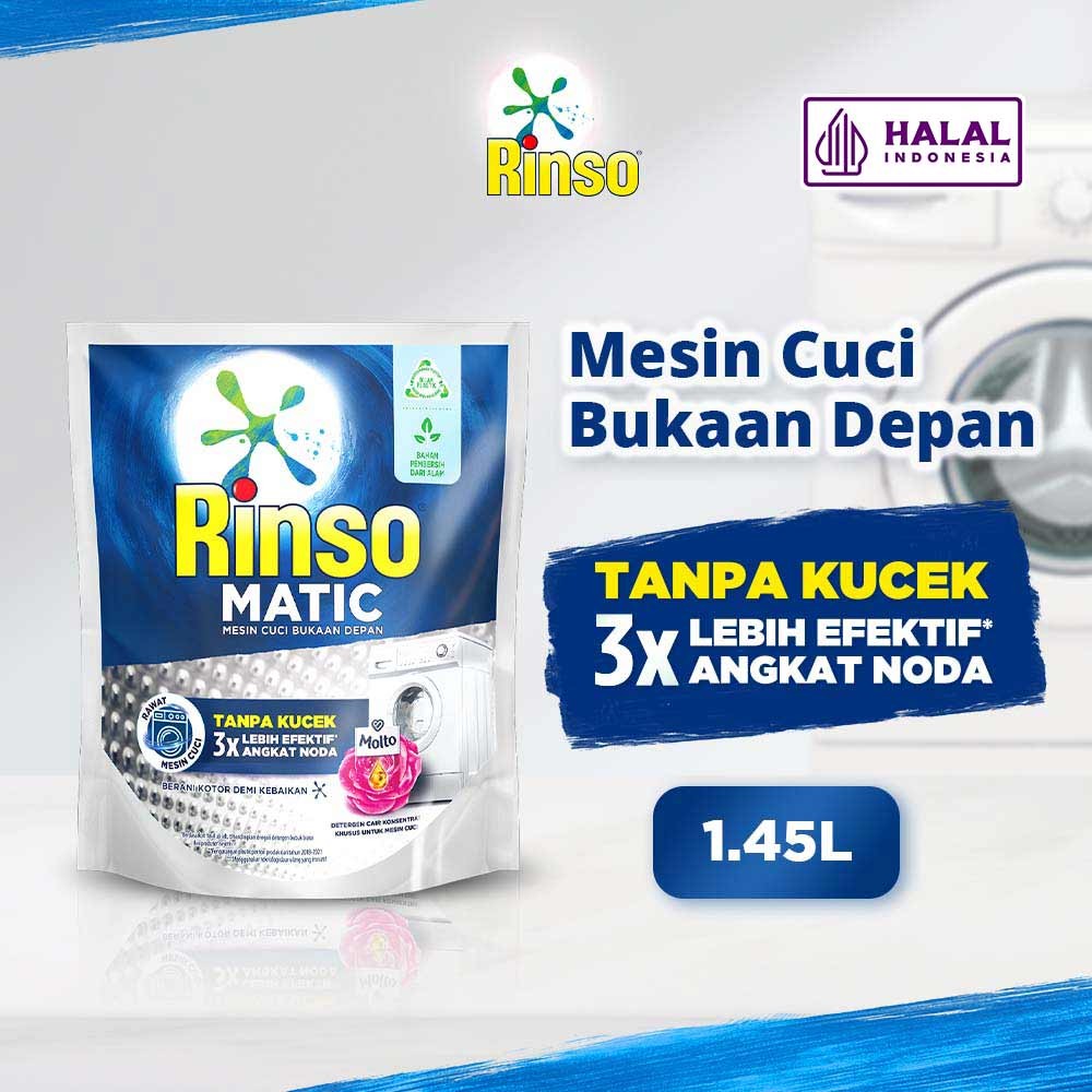 RINSO DETERJEN LIQUID FRONT LOAD 1.6/1.45L