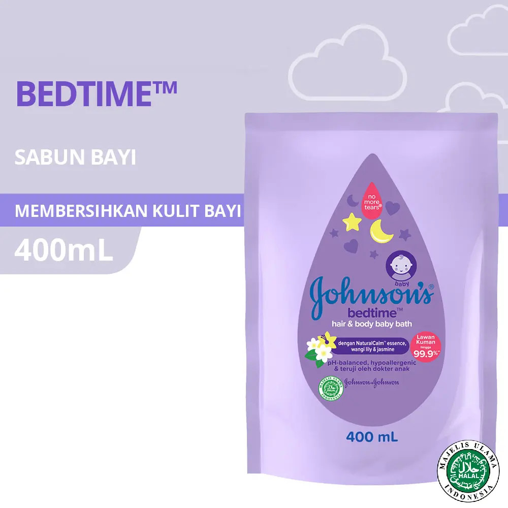 JOHNSONS BABY BEDTIME HAIR & BODY BATH  400mL