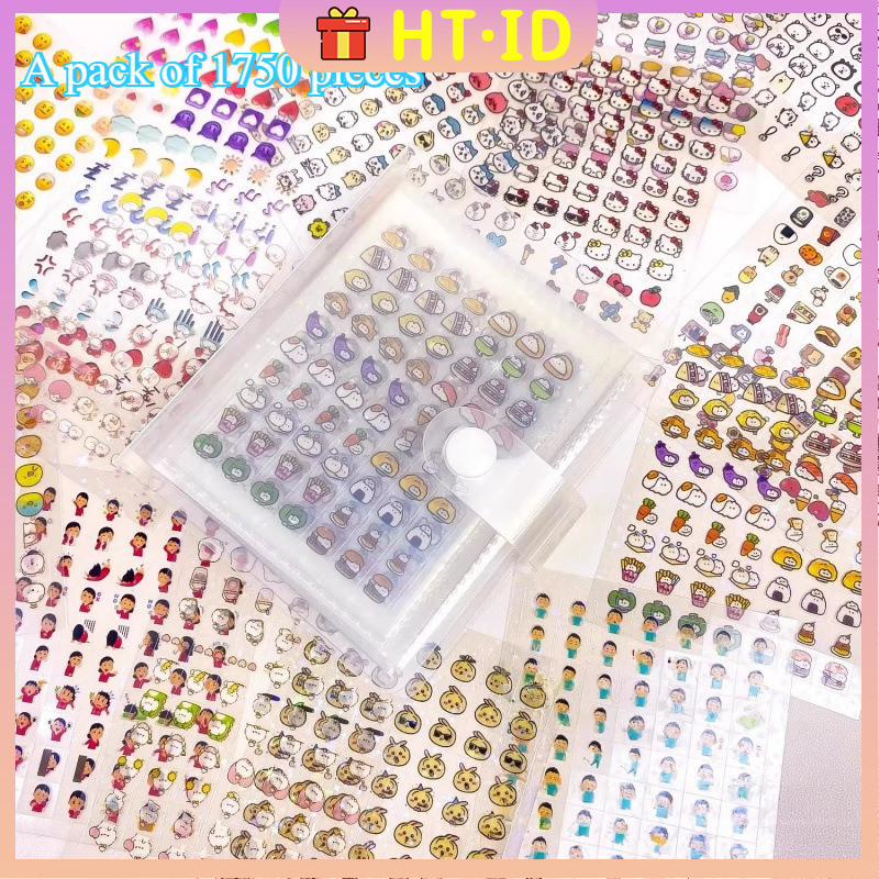 [1750 Stiker/25 Lembar]Sticker Hologram Laser/Stiker lucu kartun  mini /Stiker aesthetic pack/STIKER