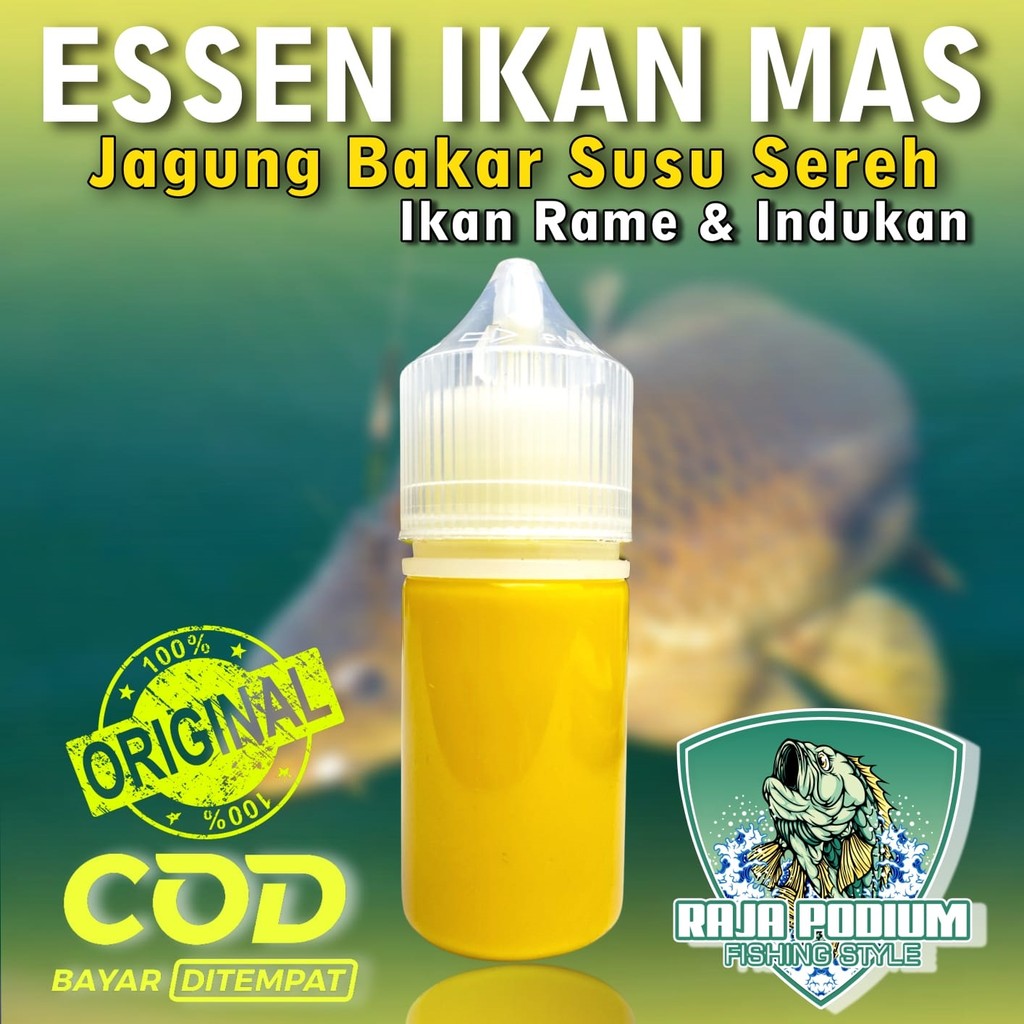 Essen Ikan Mas Aroma Jagung Bakar Susu Sereh Asli , Essen Ikan Mas Harian Dan Lomba , Essen Ikan Mas