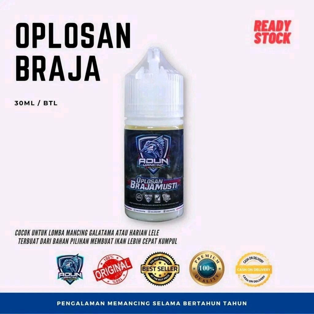 Oplosan Adun Mancing Brajamusti Wangi asem melati Cocok untuk Galatama / Harian Ikan Lele - ORIGINAL