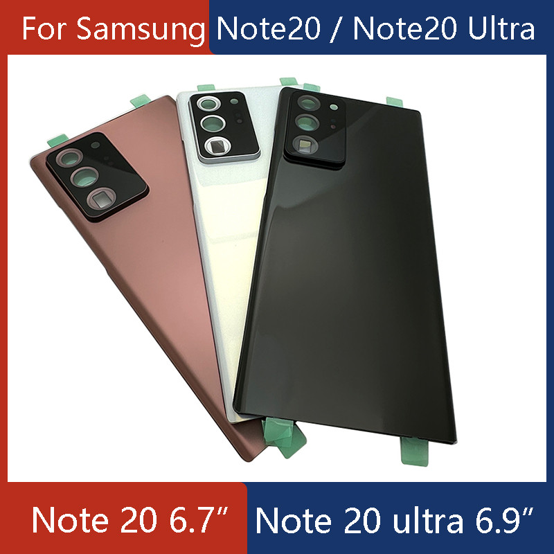 Back Glass Replacement For Samsung Galaxy Note20 N980F Battery Cover Rear Door Housing Case for sams