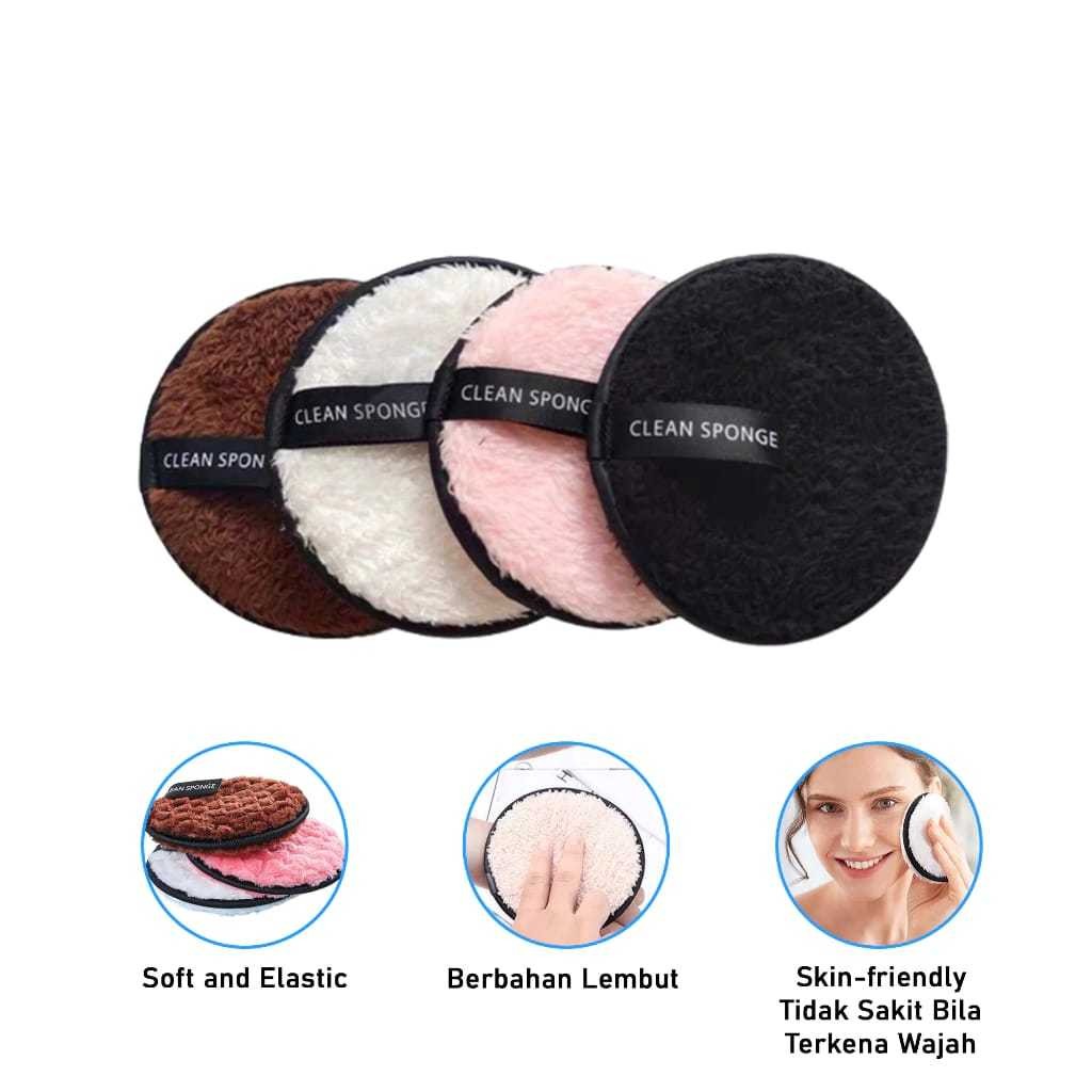Cuancuy - Makeup Remover / Puff Spons / Penghapus Riasan Makeup / Kapas Kecantikan Tebal / Kapas Lem