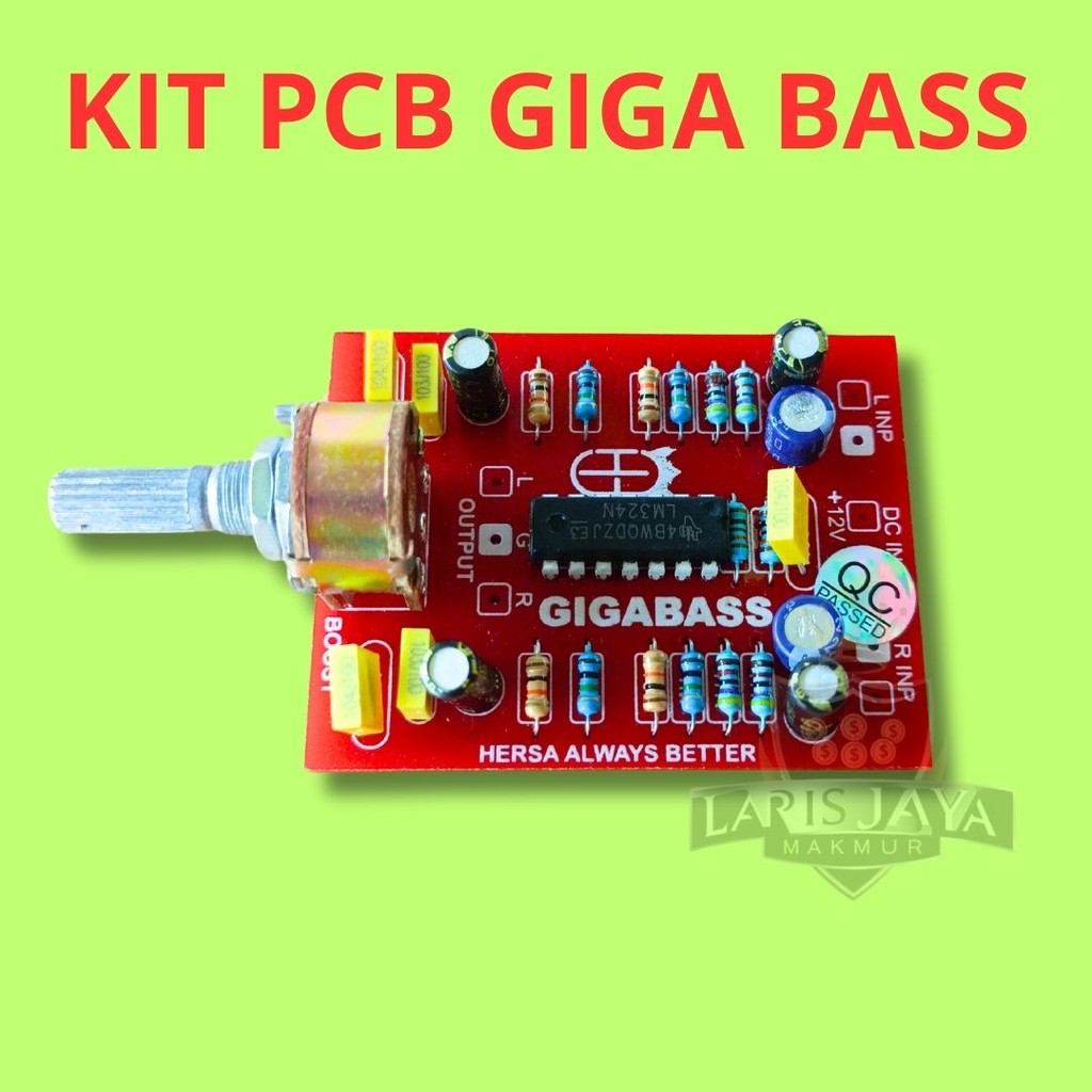 KIT GIGA BASS STEREO IC LM324