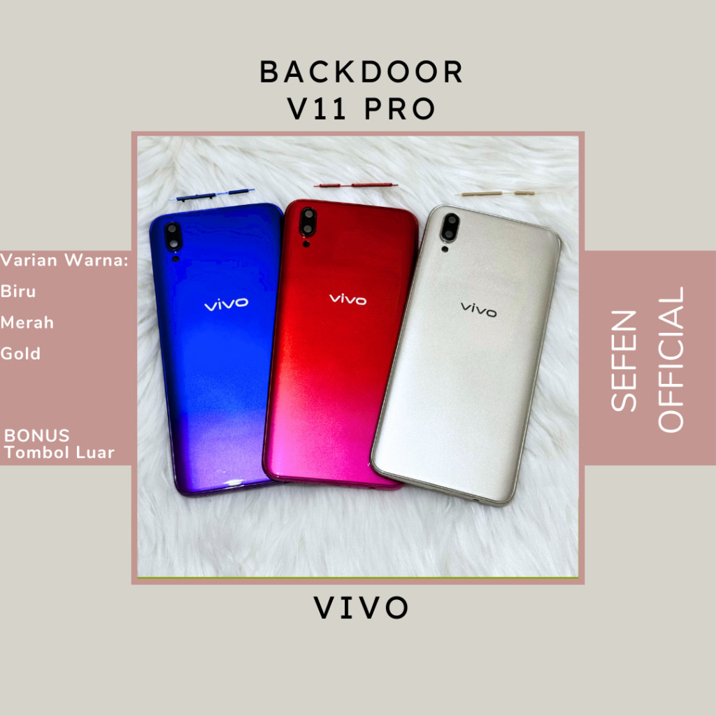 [LW] Backcover Backdoor VIVO V11 PRO Back Casing / Tutup Belakang Baterai V11 PRO