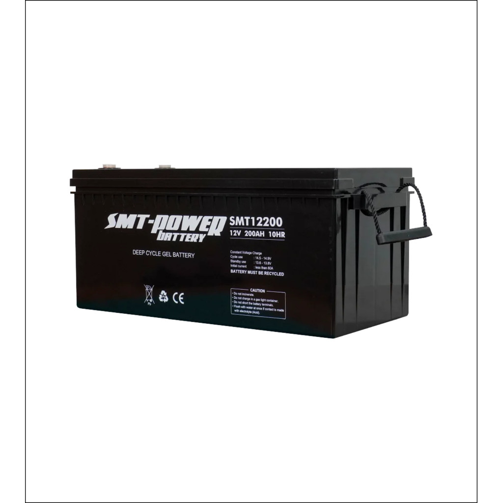 Battery Aki SMT12200 VRLA Kering MF SLA Baterai SMT-Power 12v 200ah