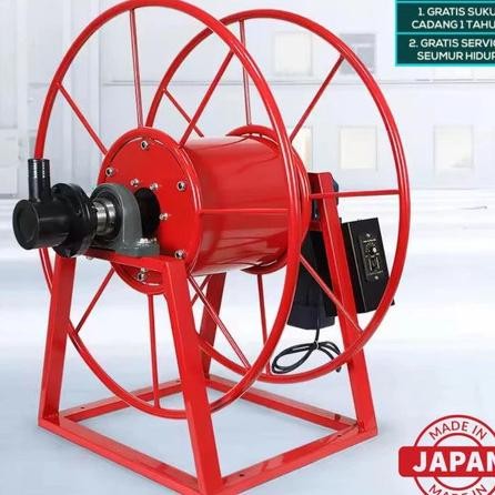OTOMATIS HOSE REEL 1.5 INCH - 2 INCH ELEKTRIK HOSE RELL BBM 1" IN - 2" IN HOSE REEL SELANG SOLAR BBM