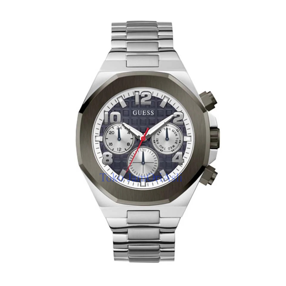 Promo Original GUESS GW0489G1 EMPIRE Jam Tangan Pria  Silver Garansi Resmi 1 Tahun