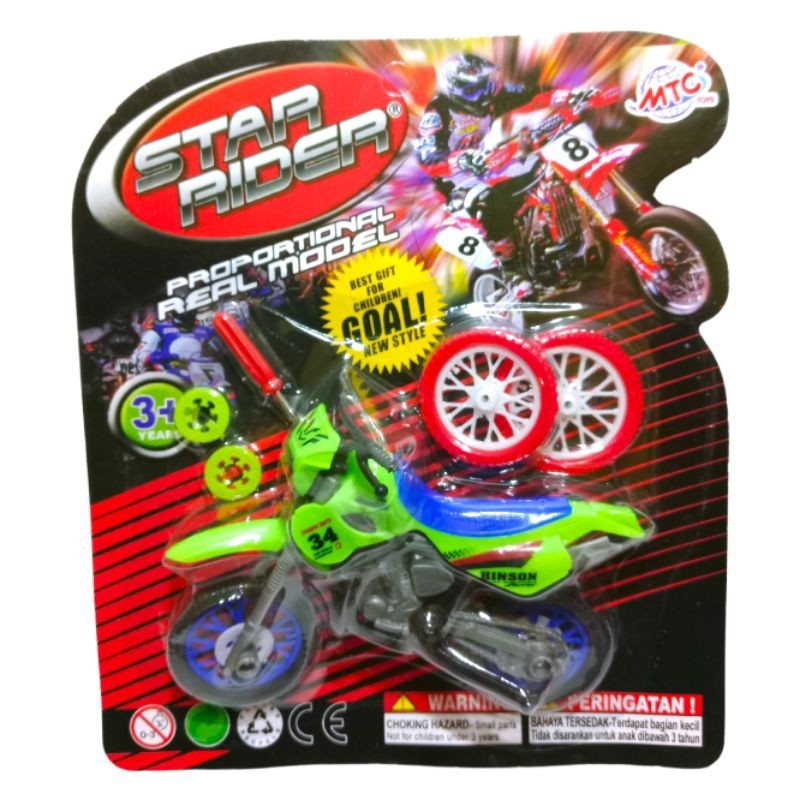 [ ZAGI COLLECTION ] MAINAN ANAK SEPEDA MOTOR CROSS SEPEDA MOTOR TRAIL MAINAN MOTOR TRAIL