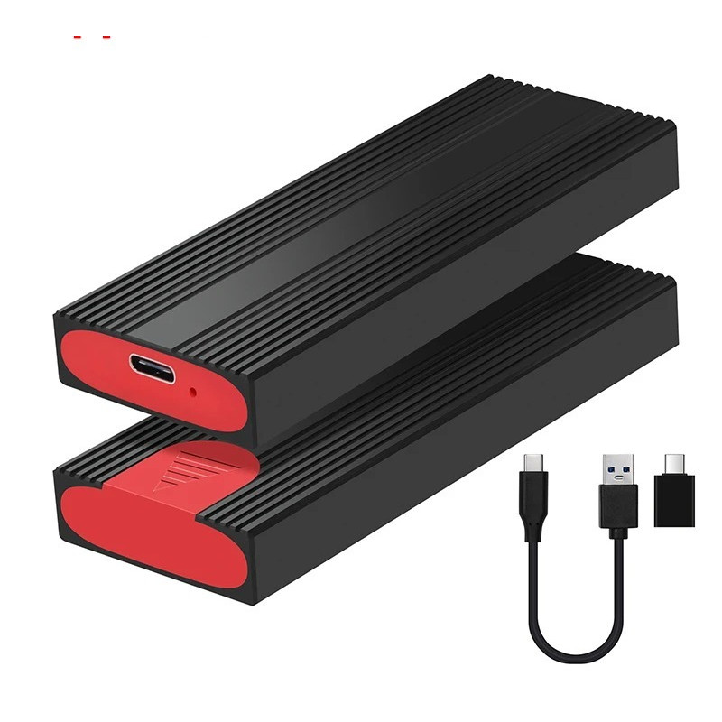 M2 NVMe SATA SSD Enclosure 5/10Gbps M.2 NVMe to USB Adapter USB 3.1 To Type-C External Hard Disk Ada