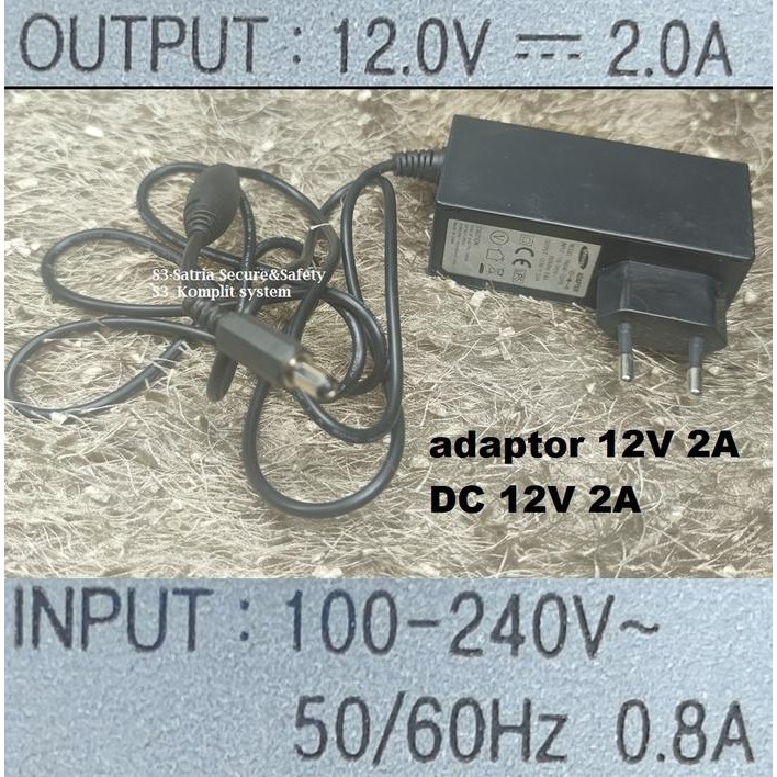 ADAPTOR ROUTER SWITCH 12V 2A ( ADAPTOR 12V 2000MA )