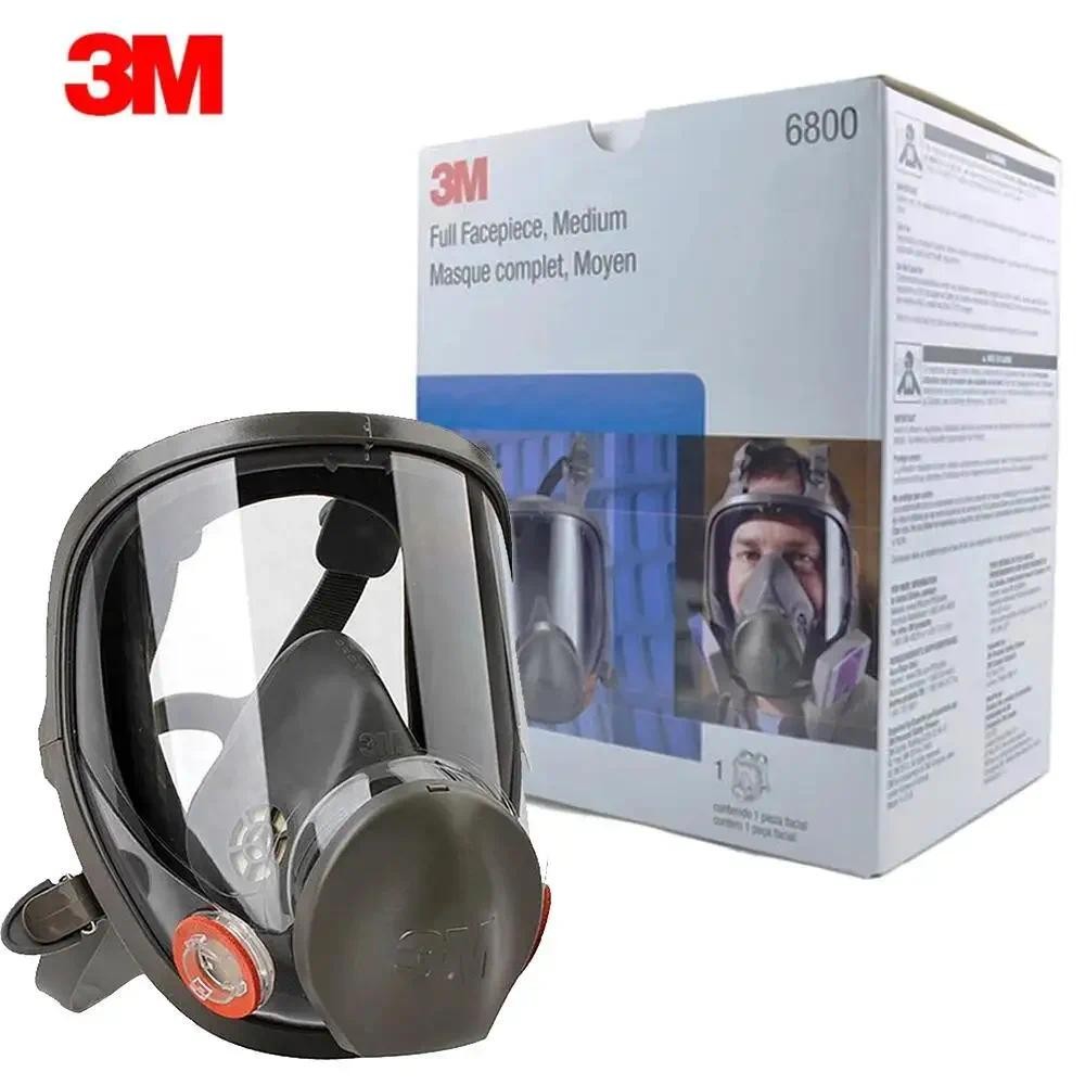 3M 6800 Painting Spraying Respirator Gas Mask Industry Chemcial Full Face Gas Mask Safety Work Filte