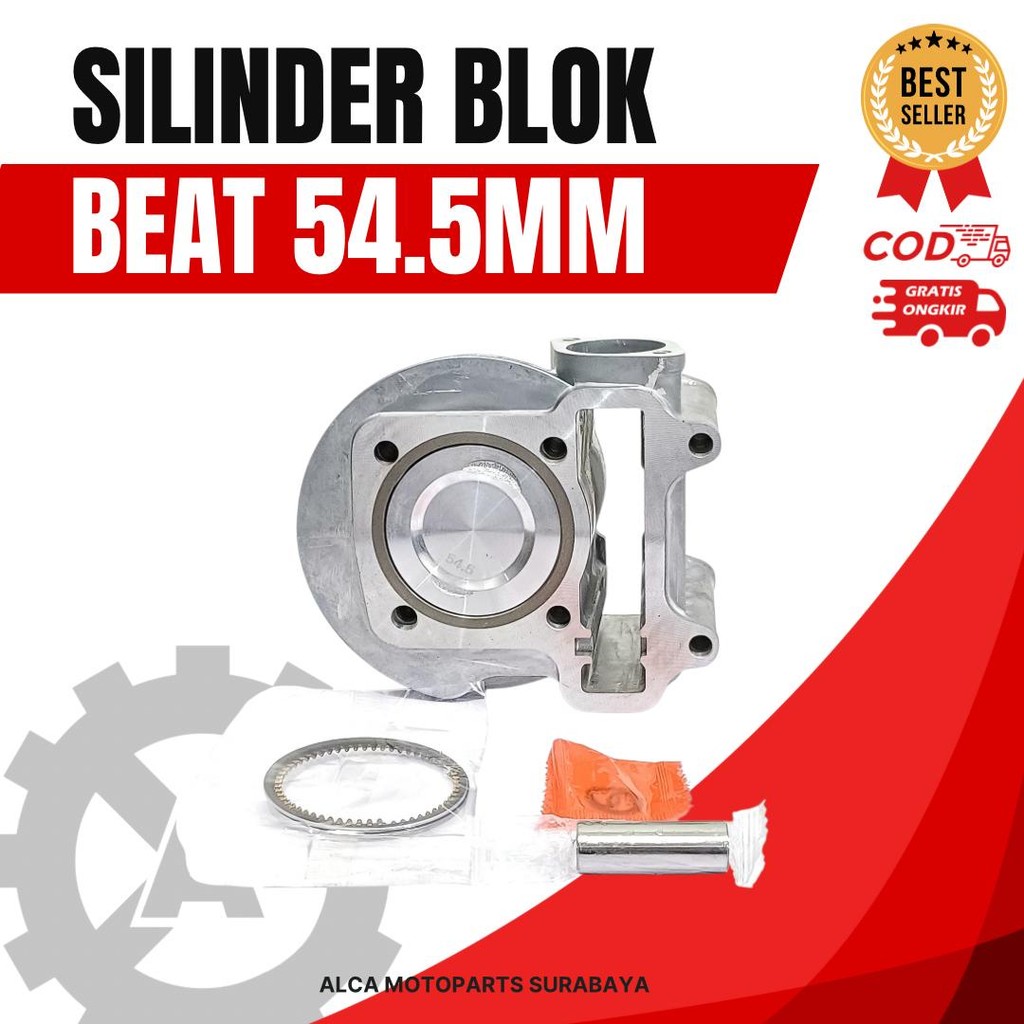 SILINDER BLOK SEHER BORING BORE UP BEAT KARBU 54,5MM
