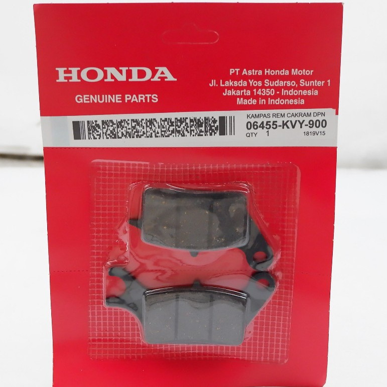 Kampas Rem Depan Honda Beat Karbu & Vario 110 CW KVY part motor onderdil