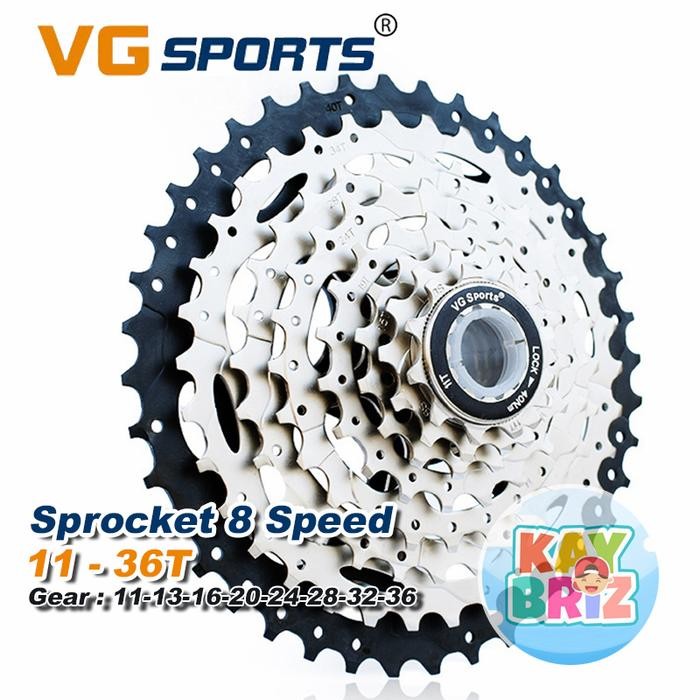 Sprocket 8 speed 11 36t VG Sport Sproket Slop cassette Not Shimano