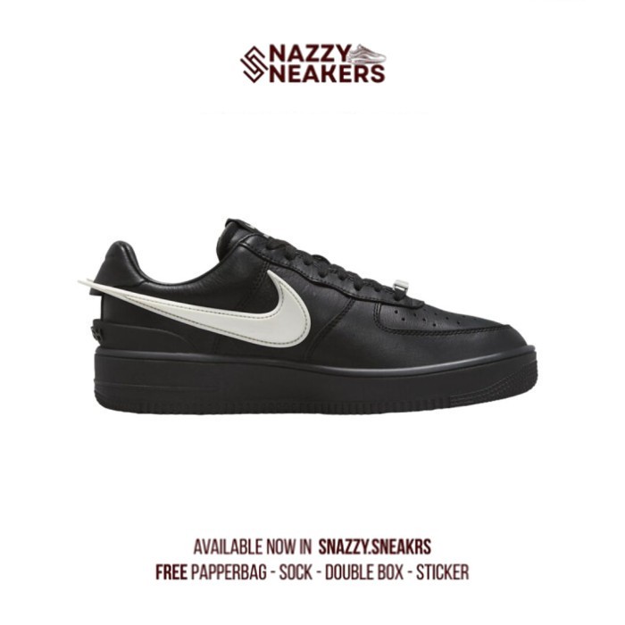 Sepatu Nike Air Force 1 Low Ambush Black Sneakers Original unisex