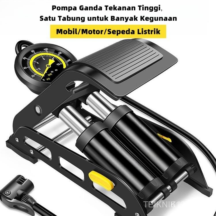 Pompa Ban Motor Silinder Ganda 160psi Pompa Bola Mobil