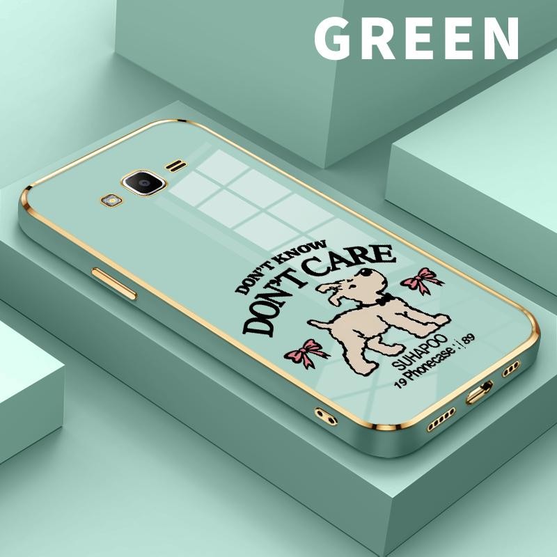 Case For Samsung J2 Prime Ace J4 Plus J6 J7 2017 Pro On7 2016 Grand Tag Dog Silicone TPU 6D Plated P