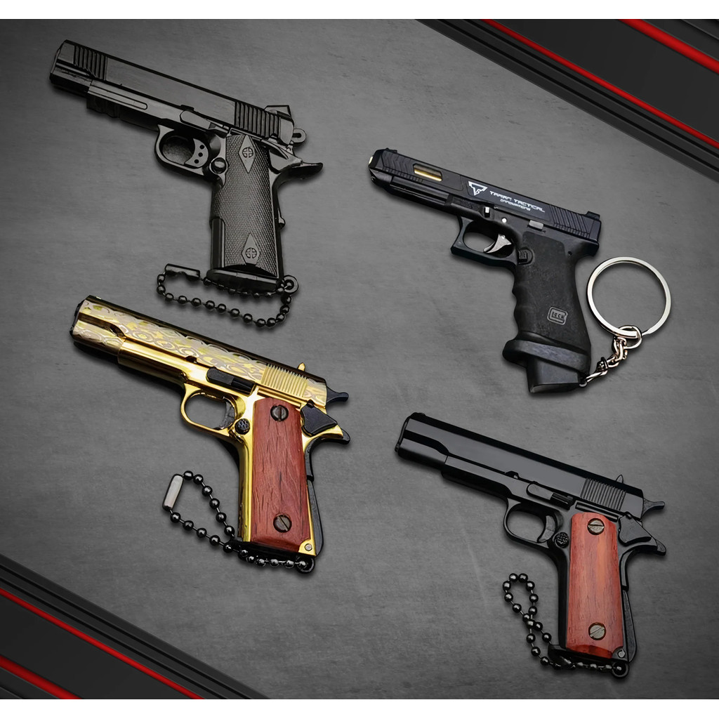 1:3 Mini Colt 1911 Tactical Pubg Pistol Detachable Metal Toy Gun Model Collection Decorations Hangin