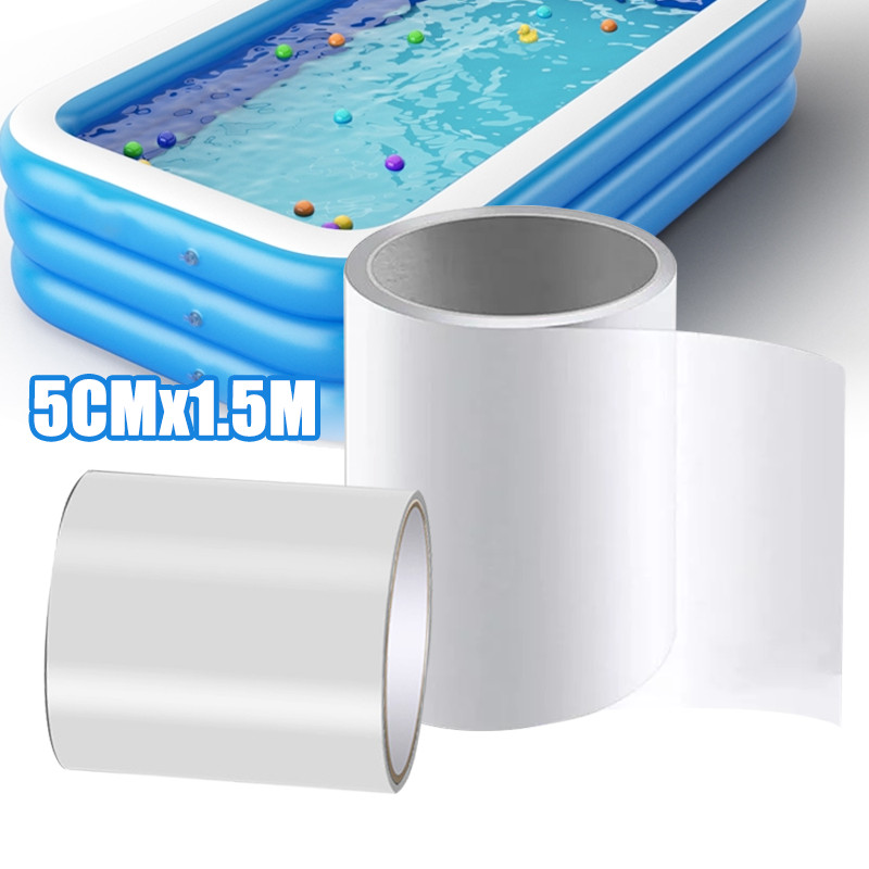 Stiker Lem Perekat TPU Patch - Subsidi Perbaikan Tambal Ban Kolam Plastik Renang Repair Lem | COD