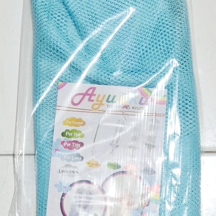1 Pcs Kain Ayun Jaring + kelambu Ayunan Baby AYUNKU Murah Tanpa PER. - Pink