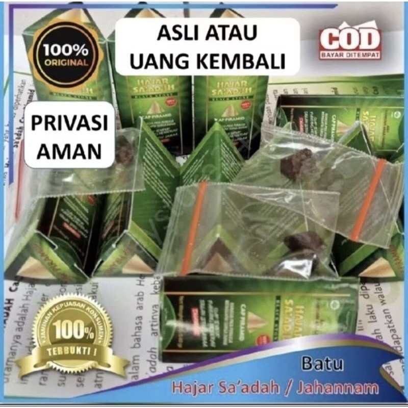 ready Hajar Jahanam Saadah Original Asli Mesir Batu Padat Padatan Terbukti Ampuh