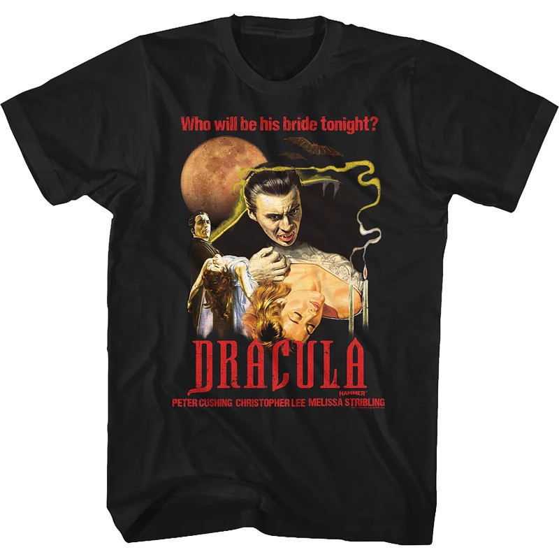 Musim panas baru Kaos Dracula Hammer Horror Dracula Vampir Film Horor Kaos Gelap Bersama 25 Musim Pa