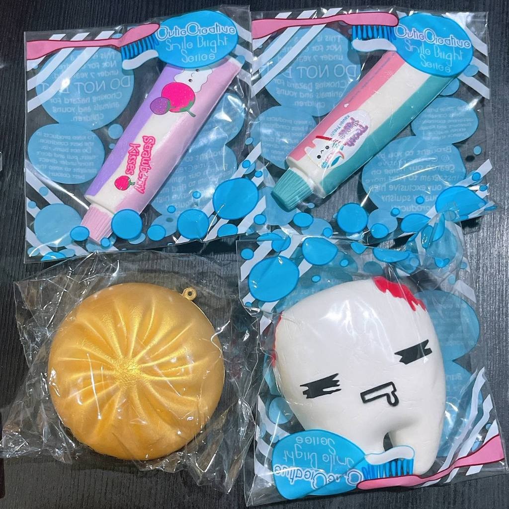 [READY STOCK] Rare Toothpaste Tooth Squishy by Cutie Creative Edisi 2024 Sikat Gigit Pasta Gigi / BN