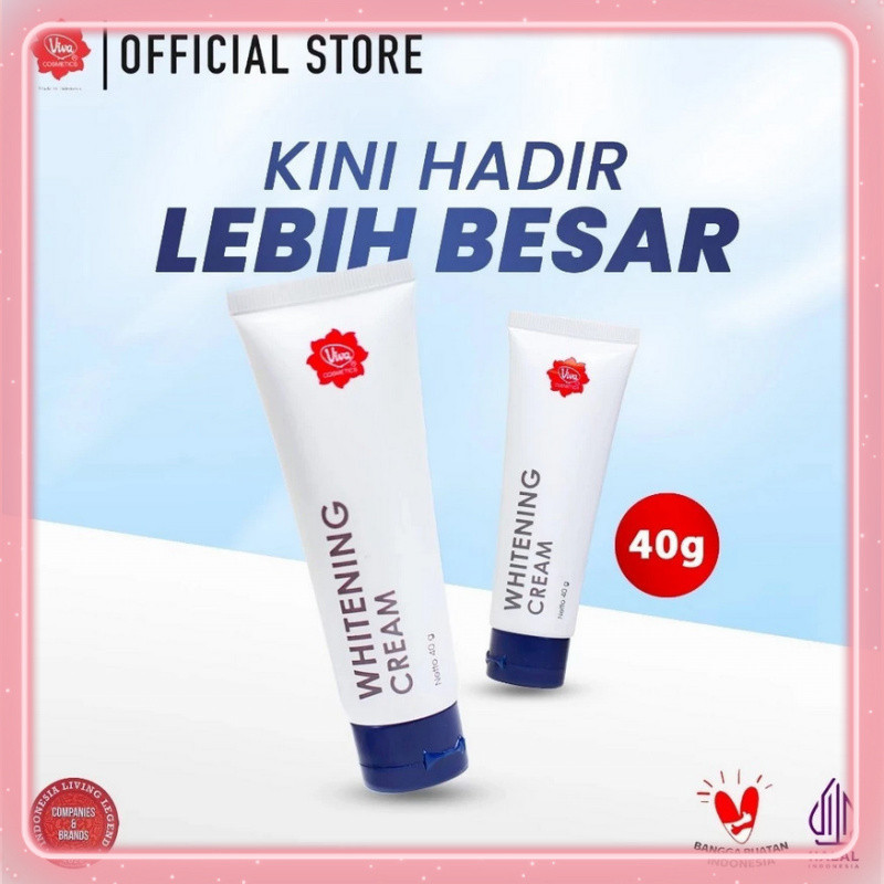 Viva Whitening Cream Untuk Flek Hitam Skincare Krim Wajah Noda Hitam