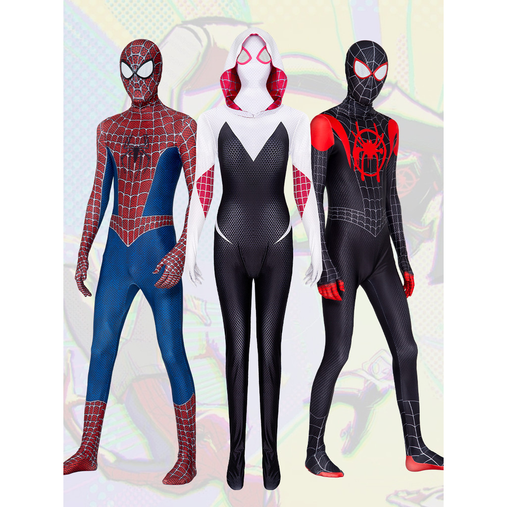 Internet Celebrity Same Style cos Spider-Man Bodysuit Gwen Lycra Parallel Universe cosplay Clothing 