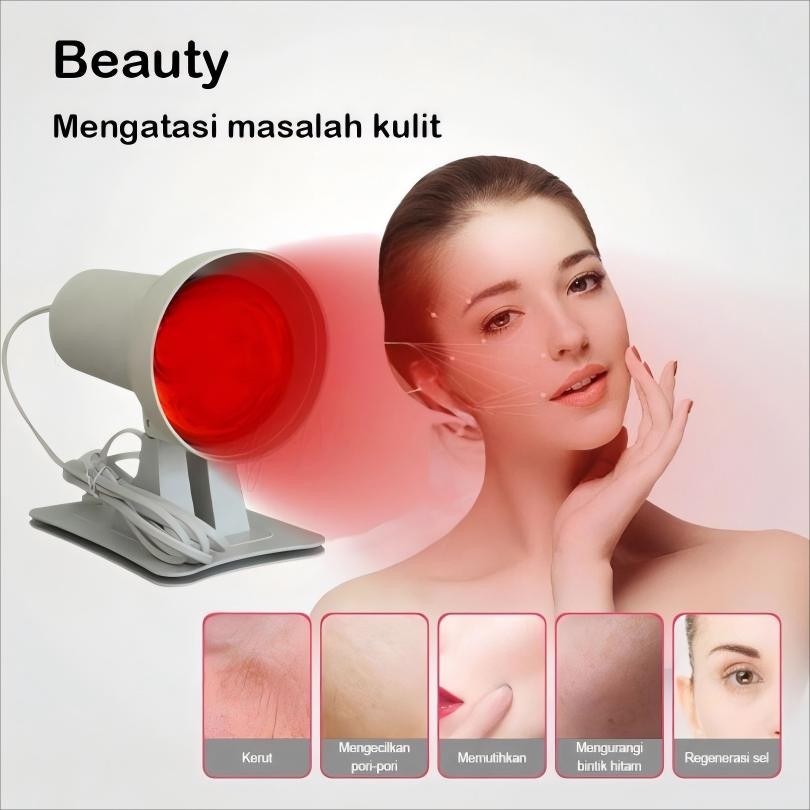 COD Terapi Infrared 150 watt /Infrared Fisioterapi Lampu /Lampu Terapi Terapi Stroke Otot Sendi Pega