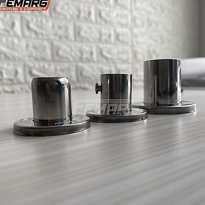 Bracket Topi Pipa Bulat Ss Femarg | Braket Ring Topi Stainless 5/8 3/4 Dan 1 Inch