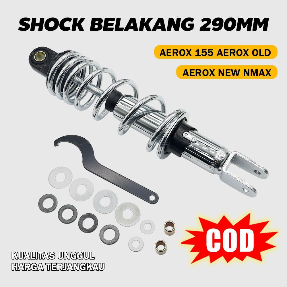 Shock Belakang 290mm Shockbreaker Aerox 155, Aerox Old, Aerox New, Nmax