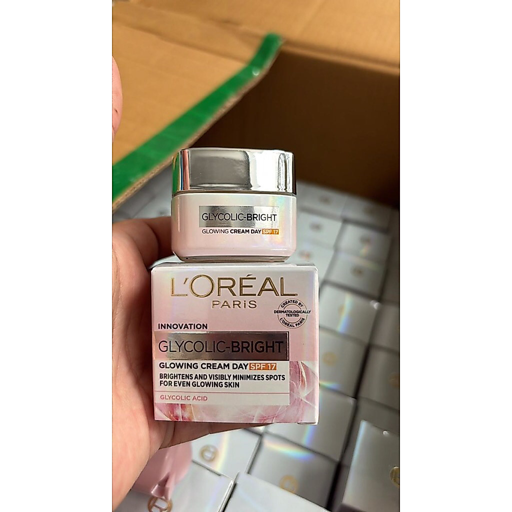 Day cream Loreal Cream Siang Anti Dark Spot Glycolic Bright 15ML