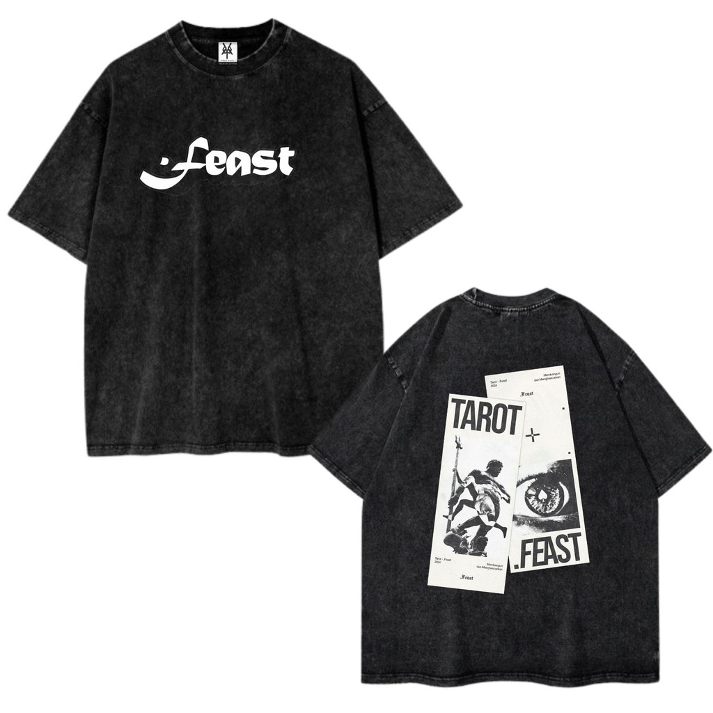 Patternmerch "band Feast tarot" Oversize T-Shirt | Oversized | washing tee