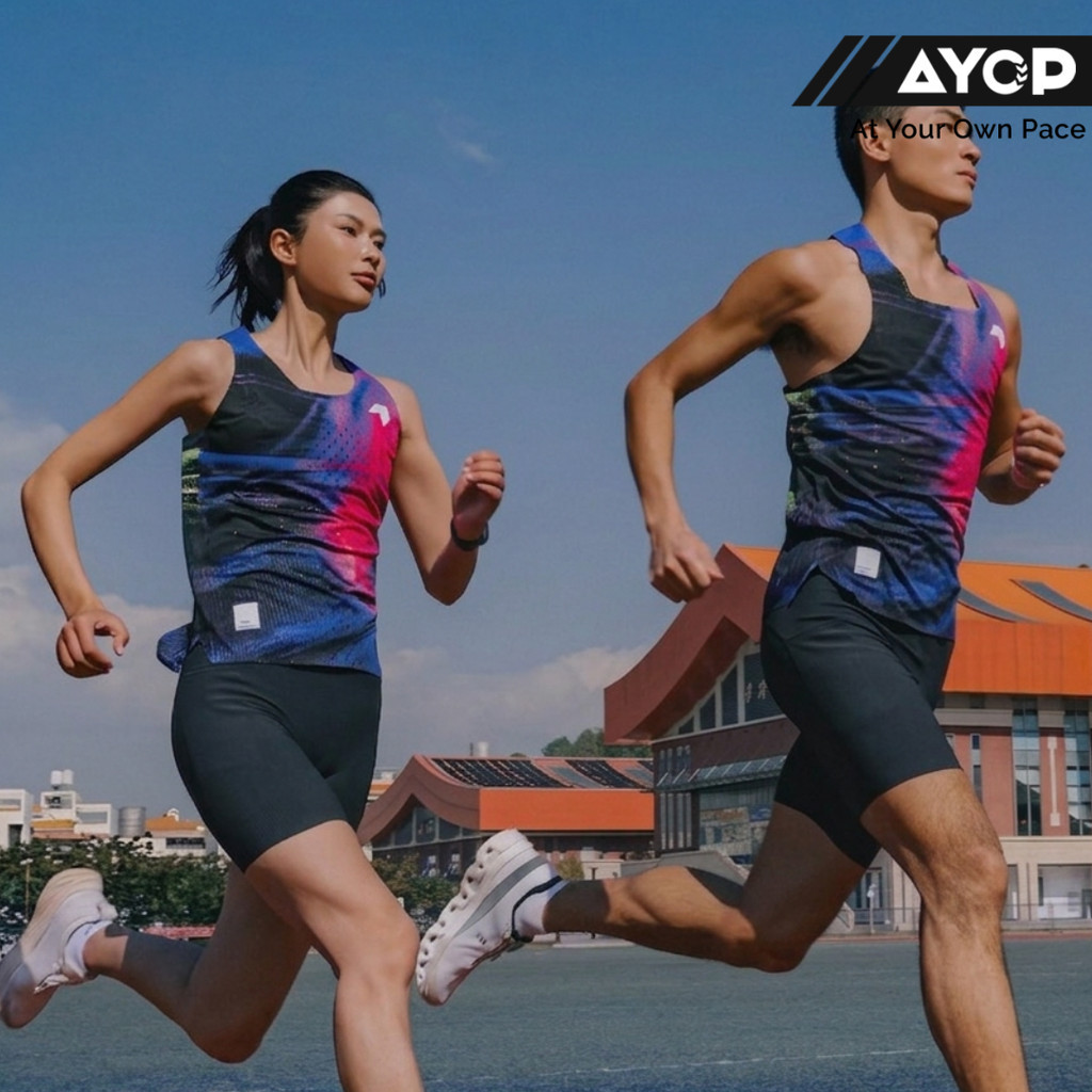 Nedao Qiflow Vortex Running Singlet - Fluorescent Purple