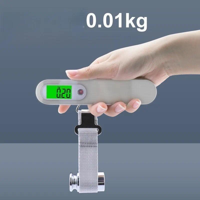 Hand Luggage Scale 50kg Small Electronic Scale Wholesale Household Small Scale Portable Luggage Scal