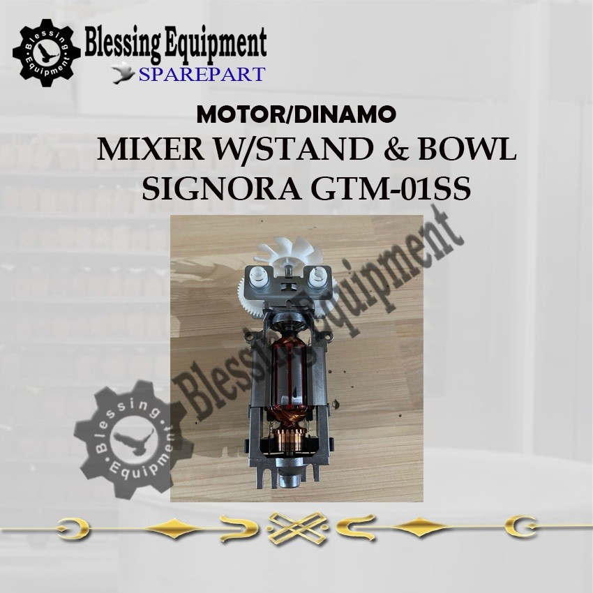Gtm-01ss Sparepart Motor Dinamo Mixer W/Stand & Bowl Planetary Mixer Signora     Berkualitas