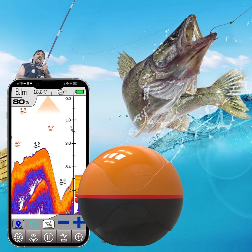 Erchang F68 WIFI Fish Finder 100M Wireless Fishing Sounder Echo Sounder Detect Finder Fishing for La