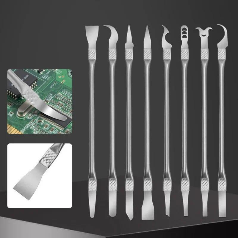 8pcs Alat Set Peralatan Perawatan Mesin Pembongkaran dan Pemeliharaan Chip Komputer Ponsel CPU, Peng