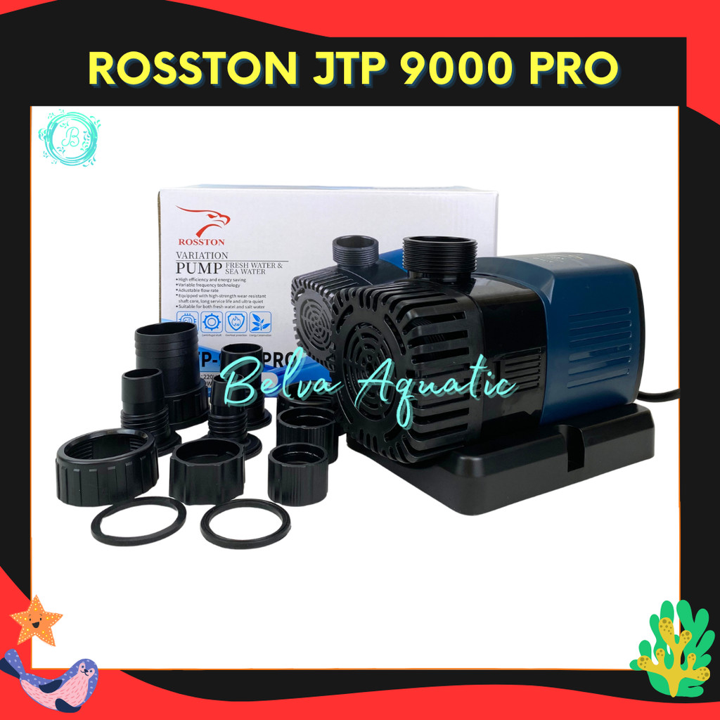 ROSSTON JTP 9000 Pompa Kolam Low Watt Hemat Listrik Pompa Air Pompa Kolam Besar