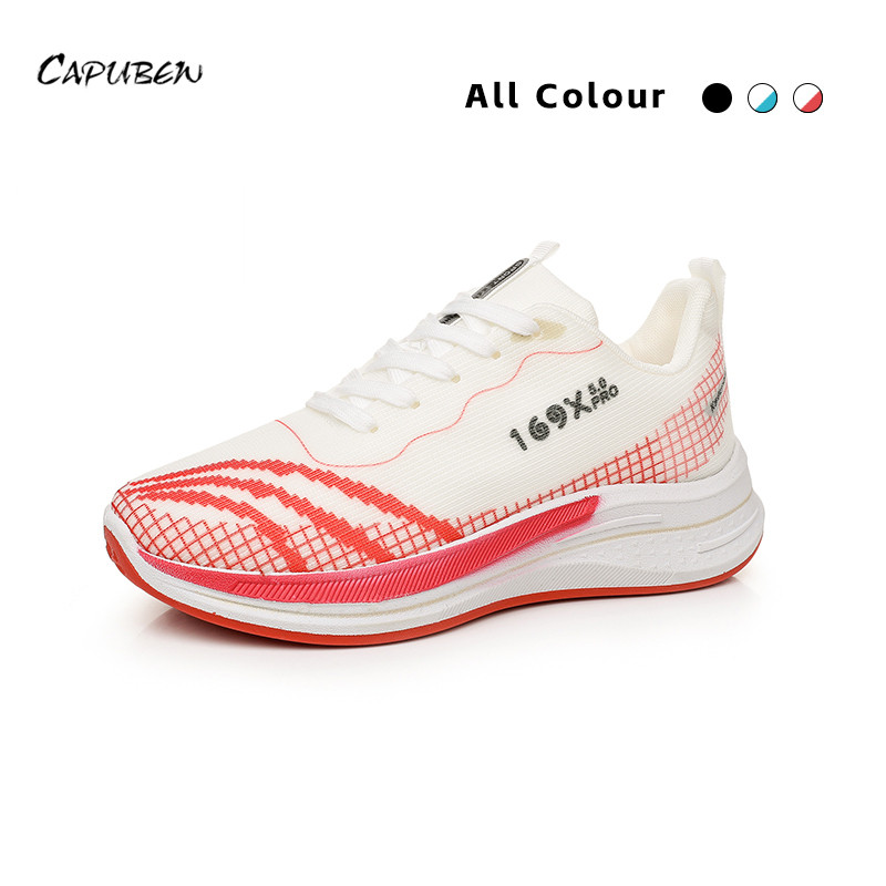 CAPUBEW Sneakers wanita bahan jaring tidak gerah kaki alas anti slip nyaman dipakai pergi pasar mala