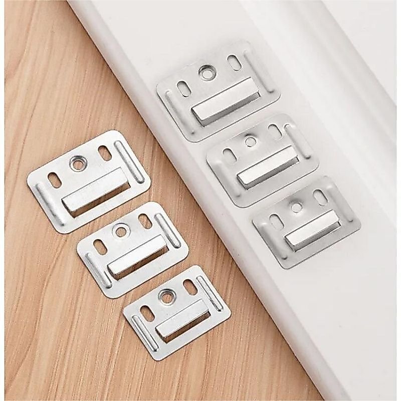 100Pcs/Set Klip Wpc Wall Panel Klip Wallpanel Wpc Stainless Steel Clip Wpc Clip Wpc Panel
