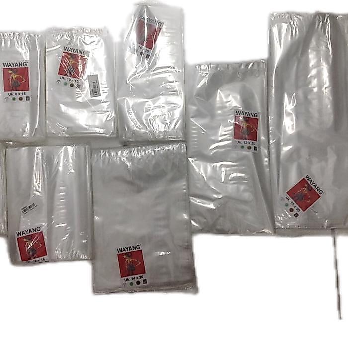 Kantong Plastik Wayang 35 x 50 cm - Plastik Laundry Bening - 30 Lembar per Pack - PP Lembaran