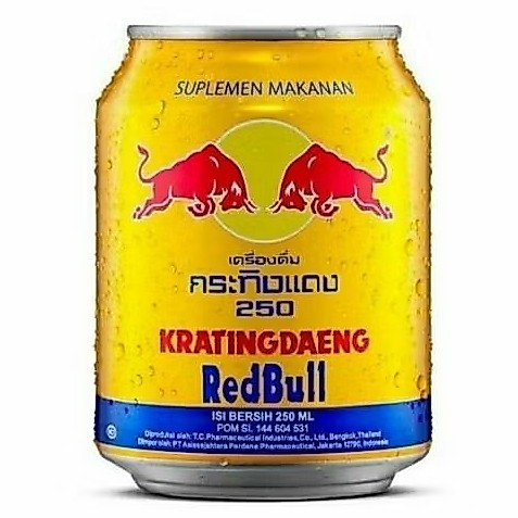 KratingDaeng Kaleng Red Bull Gold 250 ml perkarton isi 24 kaleng
