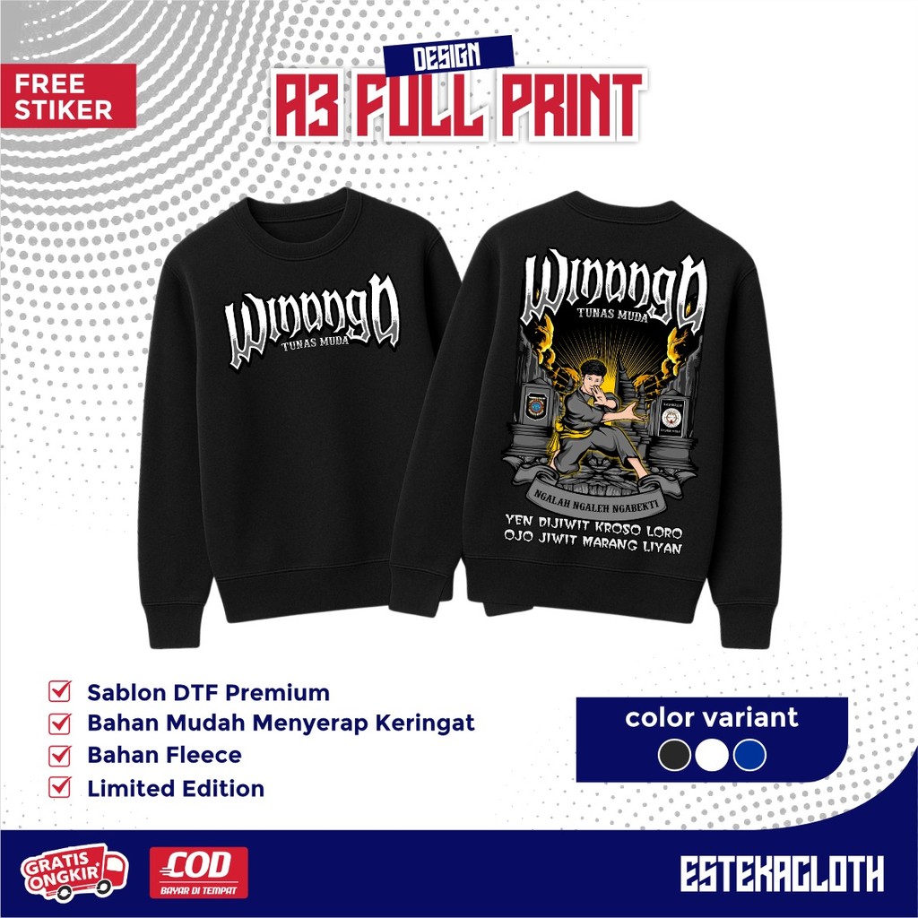 SWEATER PSHW YEN DIJIWIT KROSO LORO OJO JIWIT MARANG LIYAN - SWEATER SH WINONGO LENGAN PANJANG - SWE