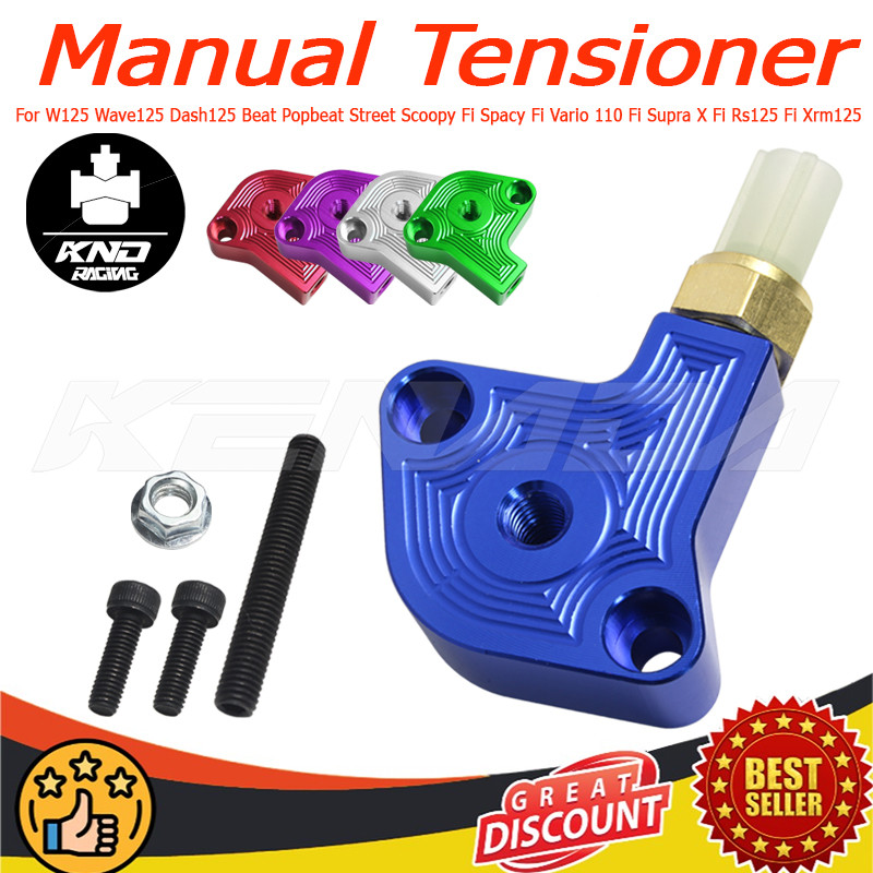 Kenada Racing Sensor Suhu Beat Manual Tensioner Stelan For Wave125 W125 Beat Pop Beat Esp Beat Stree